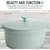 imageGoodful 11Inch AllinOne Nonstick Cast Pan 44Quart Capacity Multipurpose Dishwasher Safe Lilac FrostSage Green
