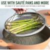 imageGoodful 11Inch AllinOne Nonstick Cast Pan 44Quart Capacity Multipurpose Dishwasher Safe Lilac FrostStainless Steel