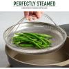 imageGoodful 11Inch AllinOne Nonstick Cast Pan 44Quart Capacity Multipurpose Dishwasher Safe Lilac FrostStainless Steel