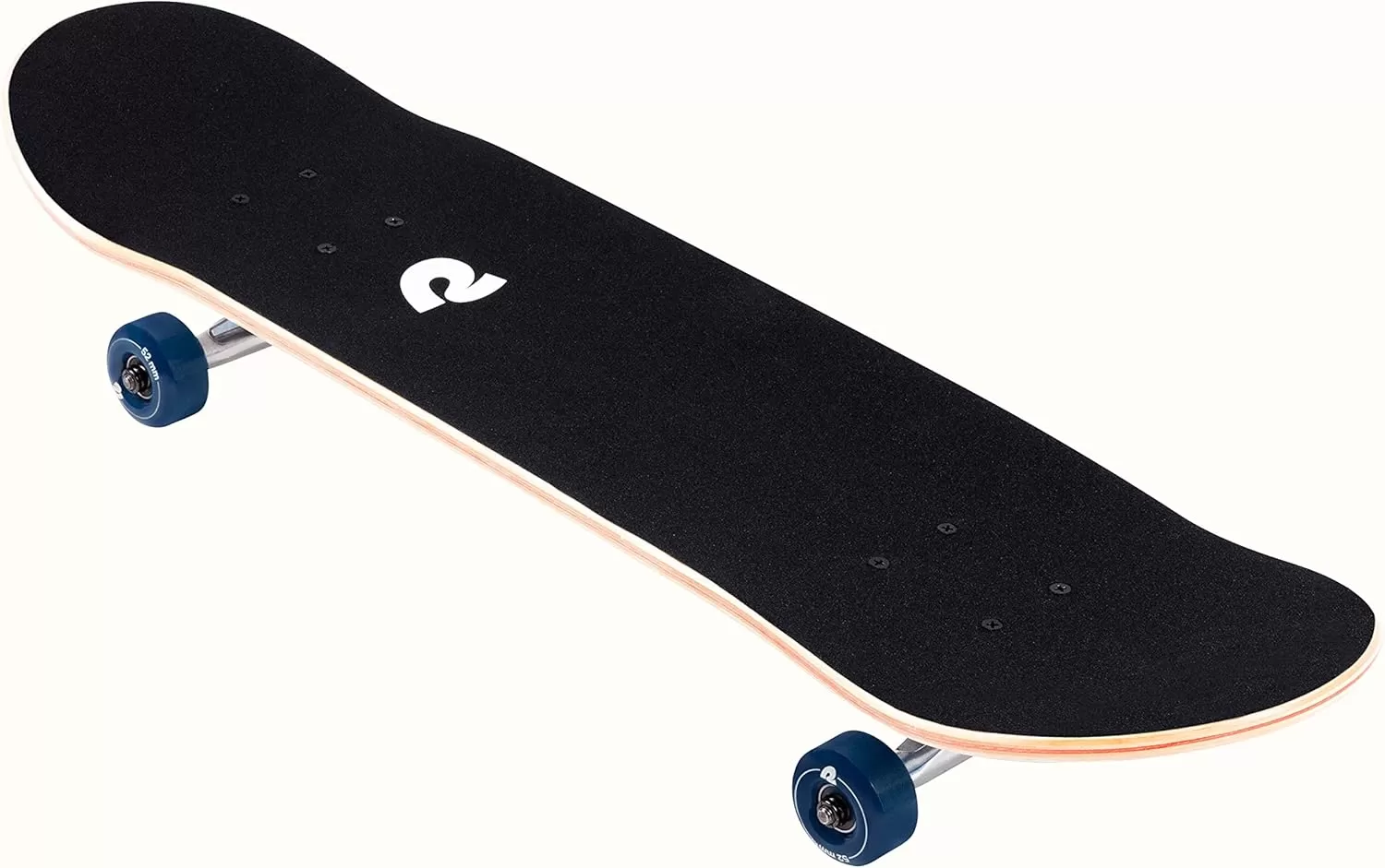 imageRetrospec Alameda Skateboard Complete  Canadian Maple Wood Deck w 55 Inch Aluminum Alloy Trucks for Commuting Cruising Carving ampamp Downhill RidingAzul Mist