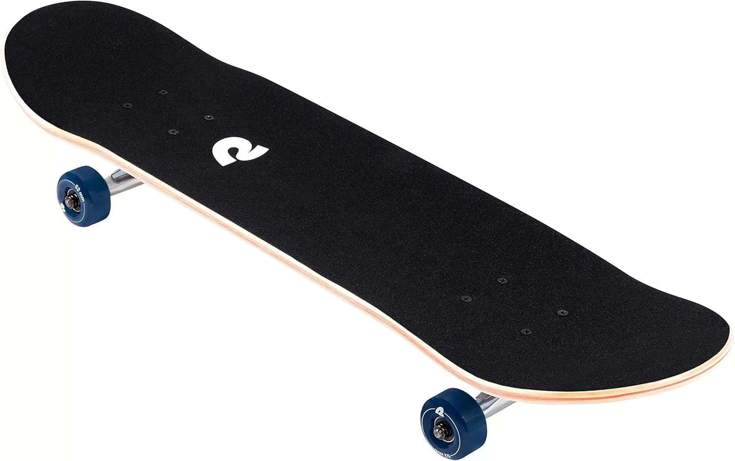 imageRetrospec Alameda Skateboard Complete  Canadian Maple Wood Deck w 55 Inch Aluminum Alloy Trucks for Commuting Cruising Carving ampamp Downhill RidingAzul Mist