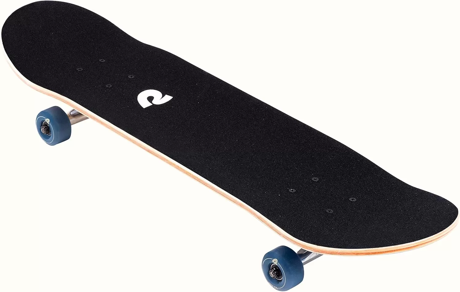 imageRetrospec Alameda Skateboard Complete  Canadian Maple Wood Deck w 55 Inch Aluminum Alloy Trucks for Commuting Cruising Carving ampamp Downhill RidingWoven Navy