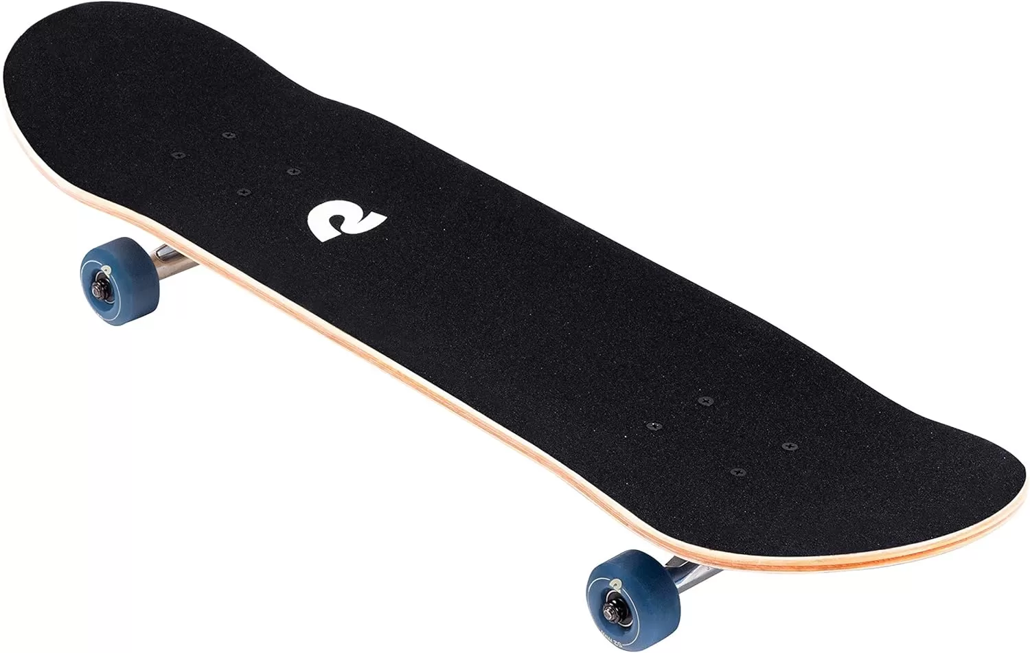 imageRetrospec Alameda Skateboard Complete  Canadian Maple Wood Deck w 55 Inch Aluminum Alloy Trucks for Commuting Cruising Carving ampamp Downhill RidingWoven Navy
