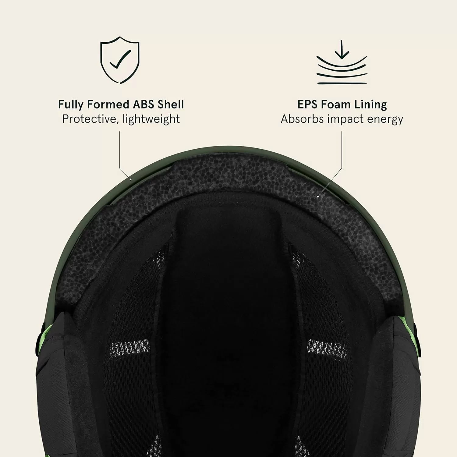 imageRetrospec Comstock Youth Ski ampamp Snowboard Helmet for Kids  Durable ABS Shell Protective EPS Foam ampamp Cooling Vents  Adjustable Fit for Boys ampamp GirlsMatte Forest