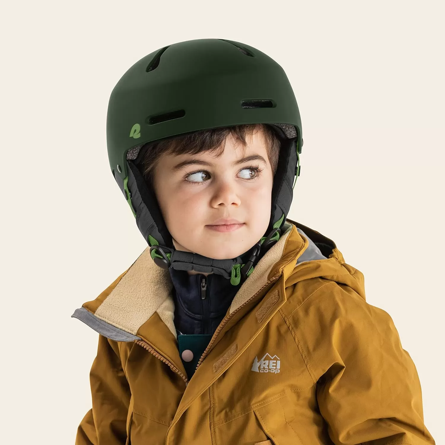 imageRetrospec Comstock Youth Ski ampamp Snowboard Helmet for Kids  Durable ABS Shell Protective EPS Foam ampamp Cooling Vents  Adjustable Fit for Boys ampamp GirlsMatte Forest