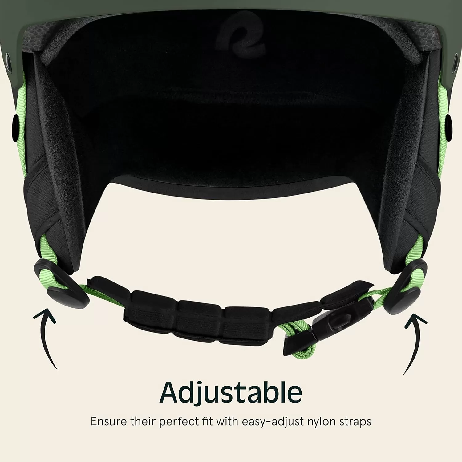 imageRetrospec Comstock Youth Ski ampamp Snowboard Helmet for Kids  Durable ABS Shell Protective EPS Foam ampamp Cooling Vents  Adjustable Fit for Boys ampamp GirlsMatte Forest