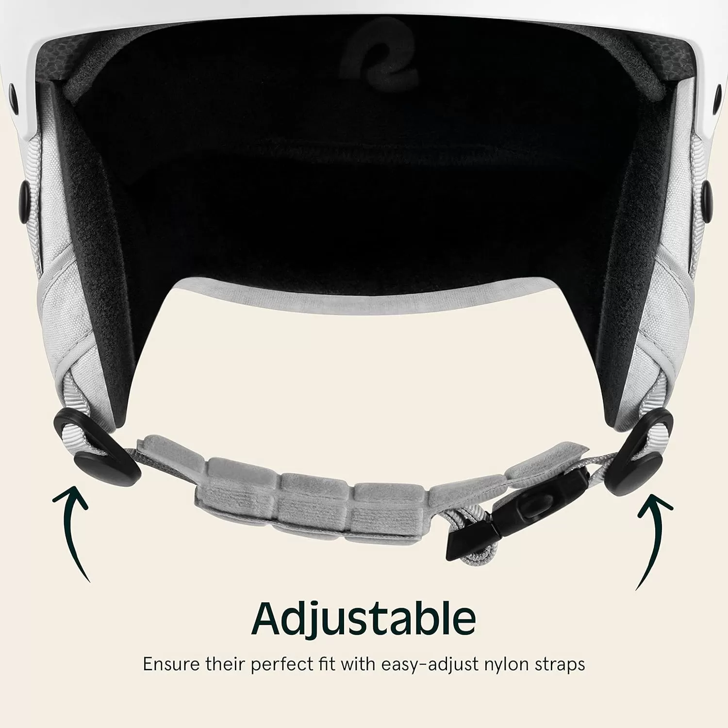 imageRetrospec Comstock Youth Ski ampamp Snowboard Helmet for Kids  Durable ABS Shell Protective EPS Foam ampamp Cooling Vents  Adjustable Fit for Boys ampamp GirlsMatte White