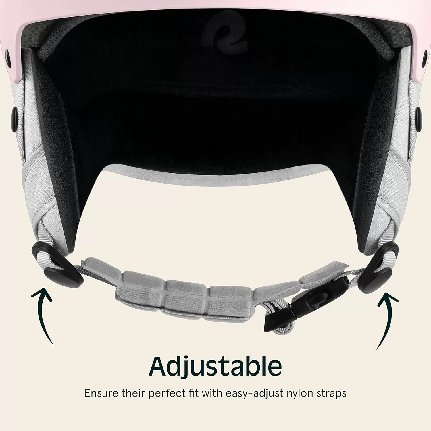 imageRetrospec Comstock Youth Ski ampamp Snowboard Helmet for Kids  Durable ABS Shell Protective EPS Foam ampamp Cooling Vents  Adjustable Fit for Boys ampamp GirlsMatte Rose