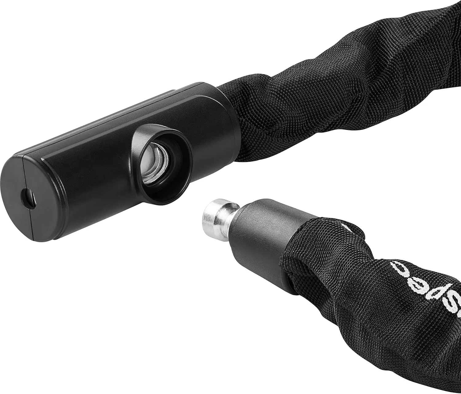 imageRetrospec Hero Plus Bicycle Chain Lock with Key Heavy Duty AntiTheft Bike Lock 10mm 3 Cut Resistant 3T Manganese Steel Chain and Weather Resistant Nylon Sleeve10mm Chain Links