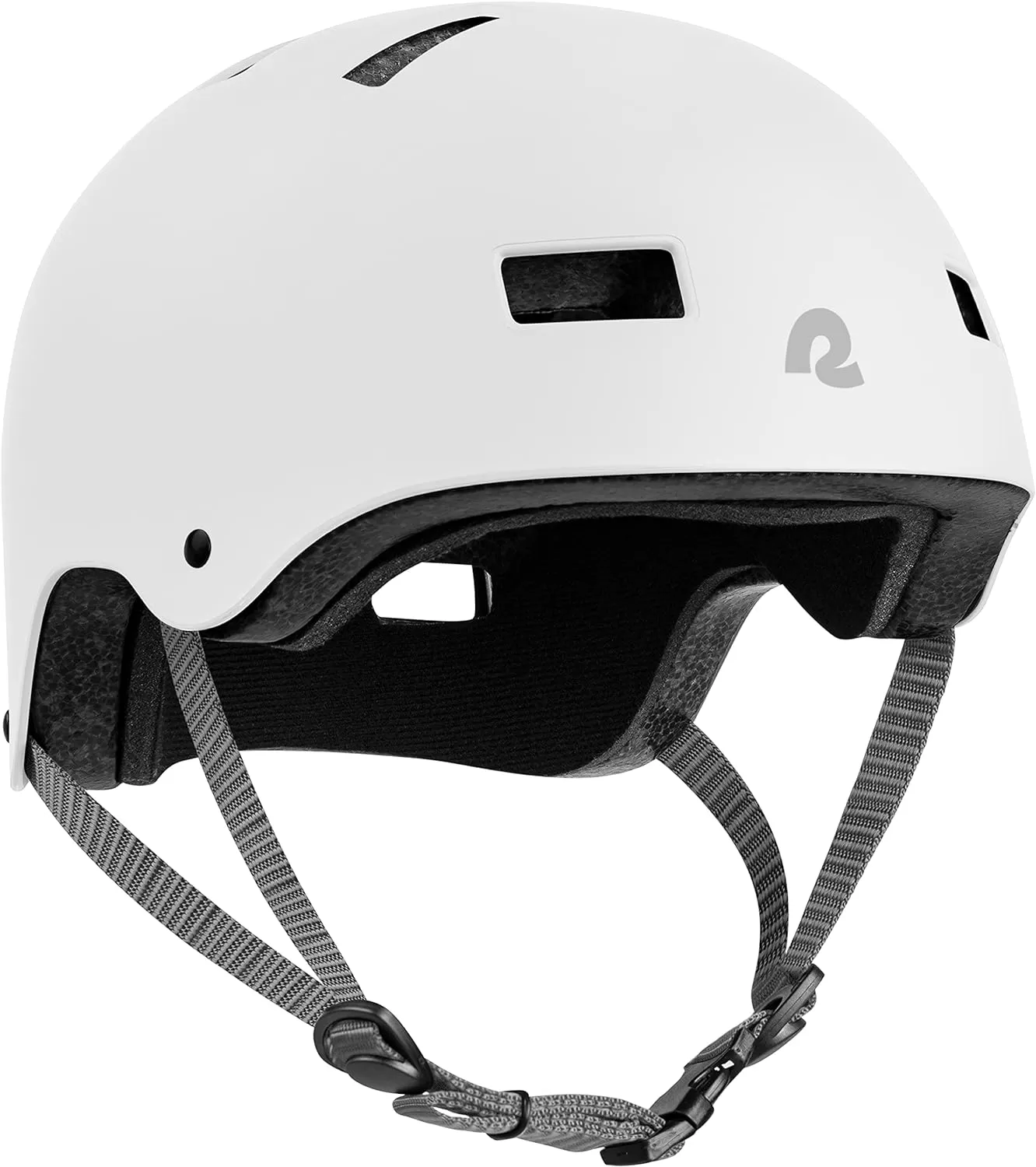 imageRetrospec Retrospec Dakota Bike Helmet  Skateboard Helmet Premium Protection MultiSport Bike BMX Skating Scooter and Skate HelmetMatte White