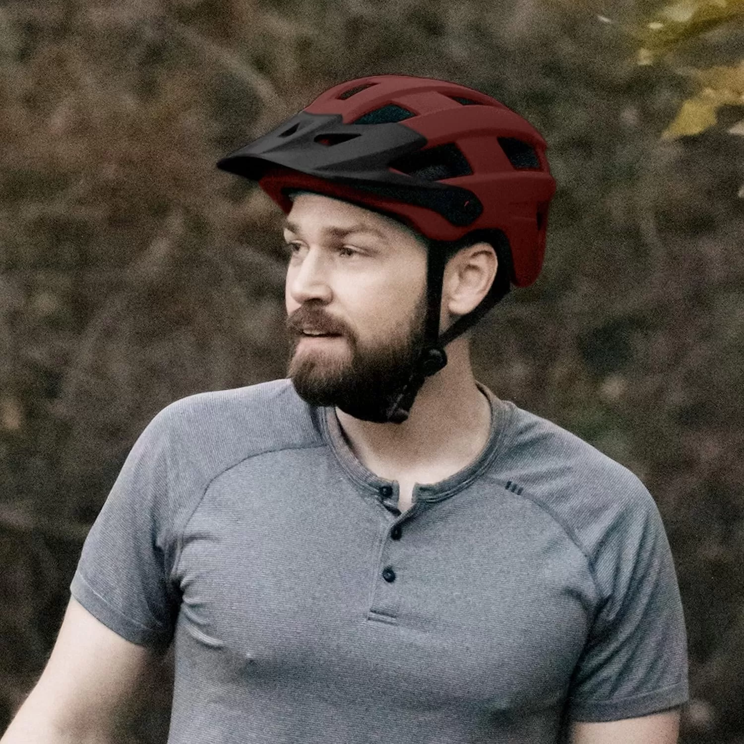imageRetrospec Rowan Mountain Bike Helmet for Adults  MTB Style with Removable Visor and EPS Foam Interior for Men ampamp Women  Adjustable Size Lightweight ampamp BreathableMatte Adobe