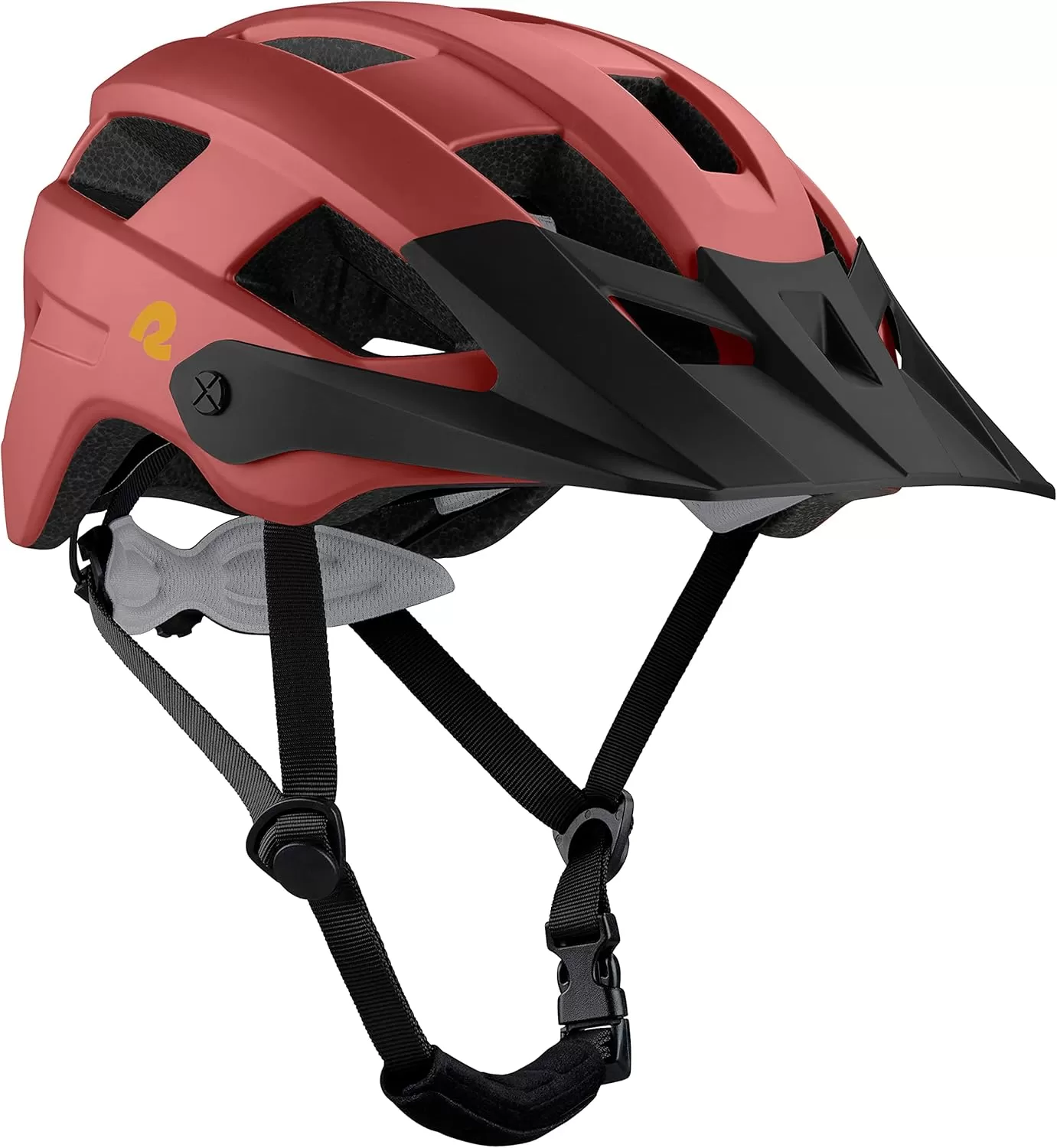 imageRetrospec Rowan Mountain Bike Helmet for Adults  MTB Style with Removable Visor and EPS Foam Interior for Men ampamp Women  Adjustable Size Lightweight ampamp BreathableMatte Adobe