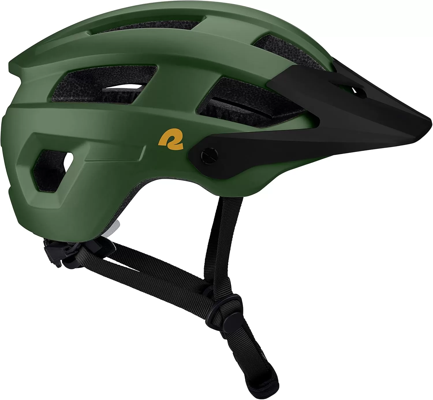 imageRetrospec Rowan Mountain Bike Helmet for Adults  MTB Style with Removable Visor and EPS Foam Interior for Men ampamp Women  Adjustable Size Lightweight ampamp BreathableMatte Forest