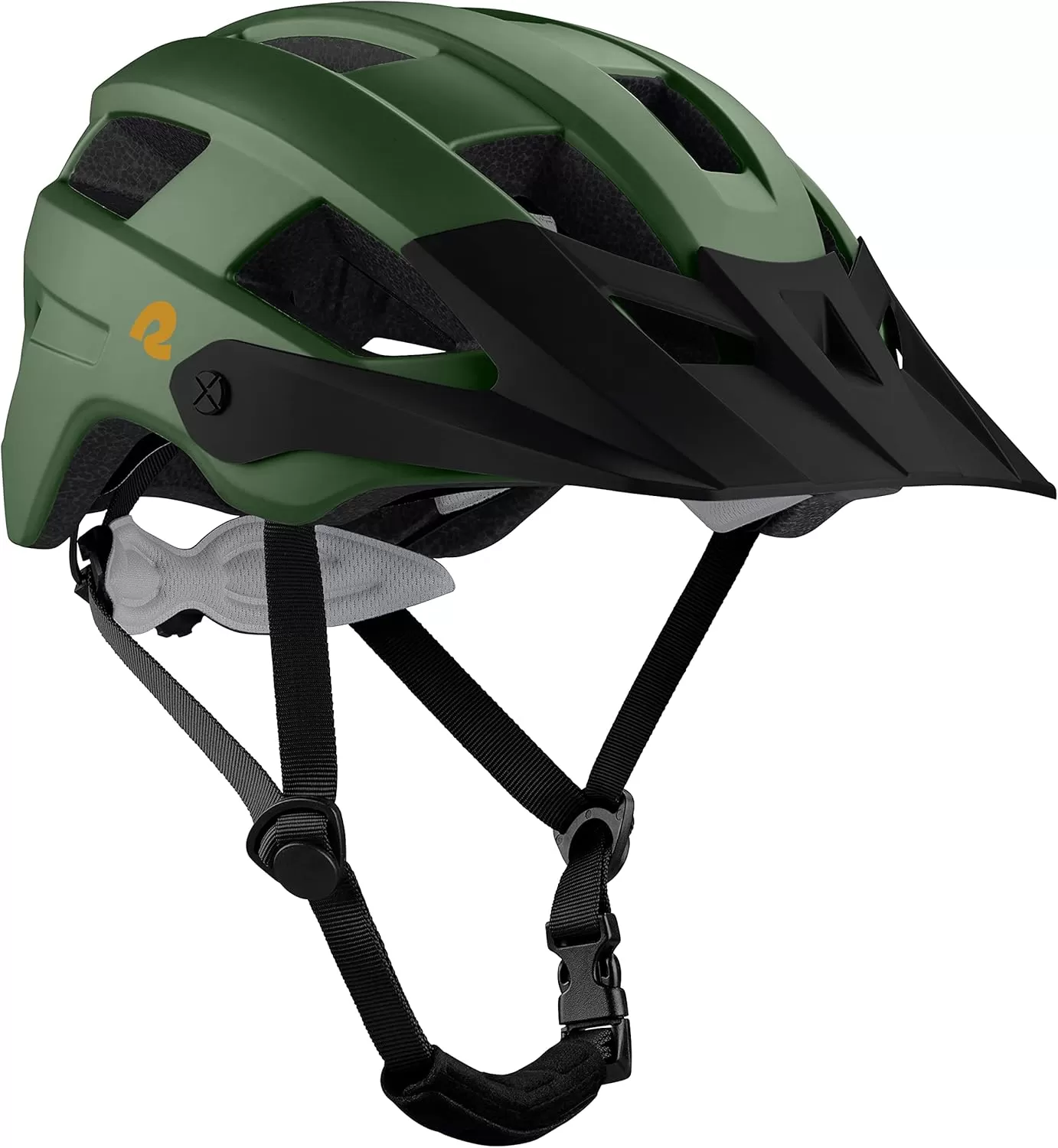 imageRetrospec Rowan Mountain Bike Helmet for Adults  MTB Style with Removable Visor and EPS Foam Interior for Men ampamp Women  Adjustable Size Lightweight ampamp BreathableMatte Forest