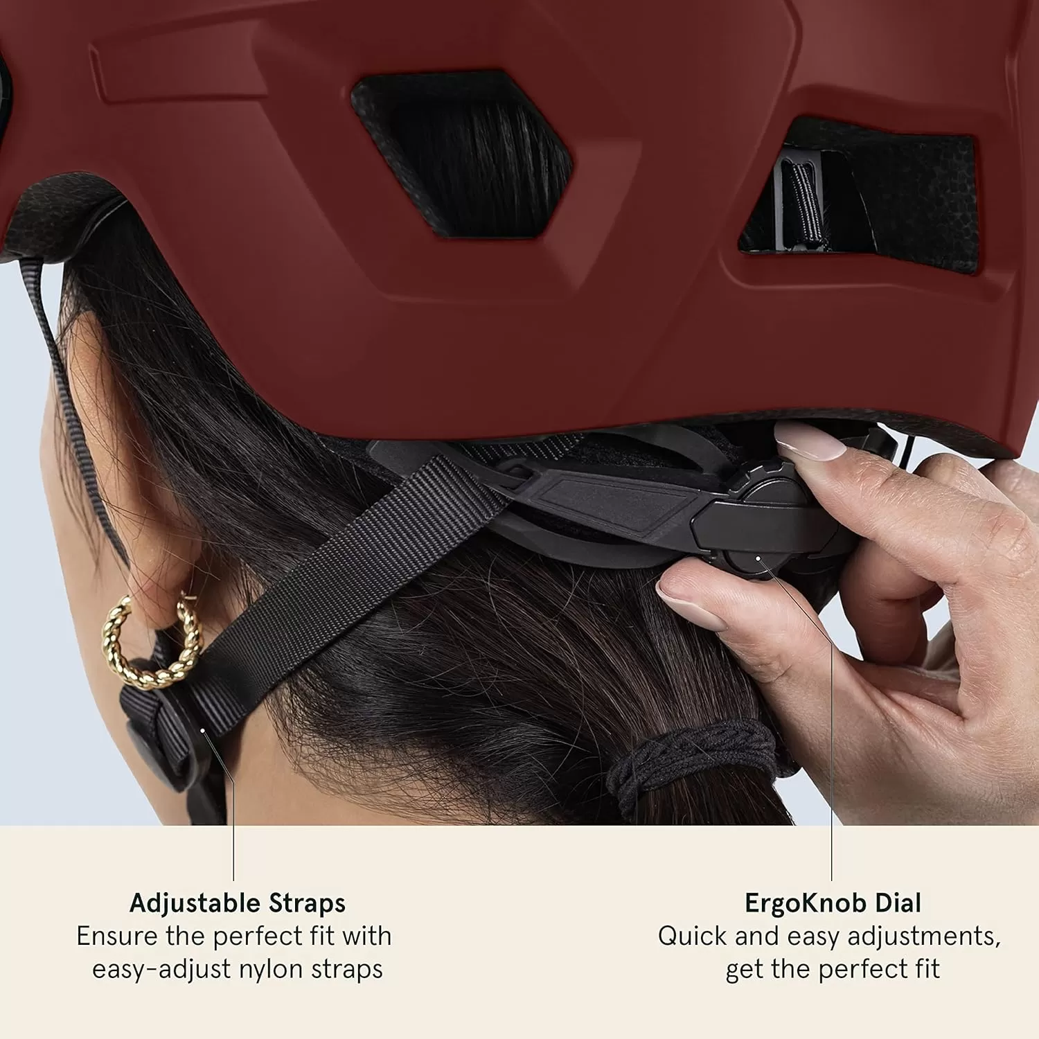 imageRetrospec Rowan Mountain Bike Helmet for Adults  MTB Style with Removable Visor and EPS Foam Interior for Men ampamp Women  Adjustable Size Lightweight ampamp BreathableMatte Adobe
