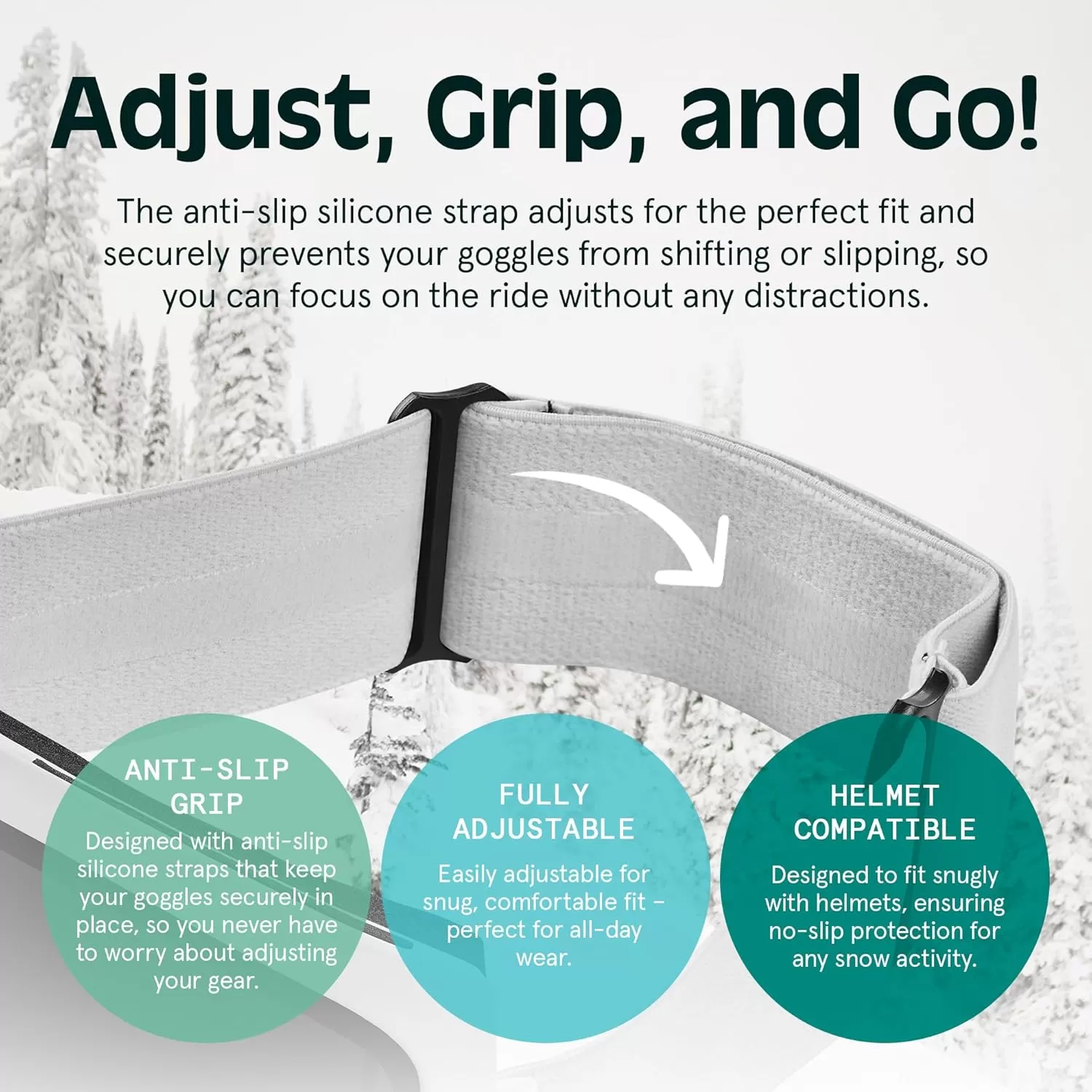 imageRetrospec Traverse Ski Goggles  Snowboard Goggles for Men Women  100 UV Protection AntiFog Snow GogglesMatte WhiteStone