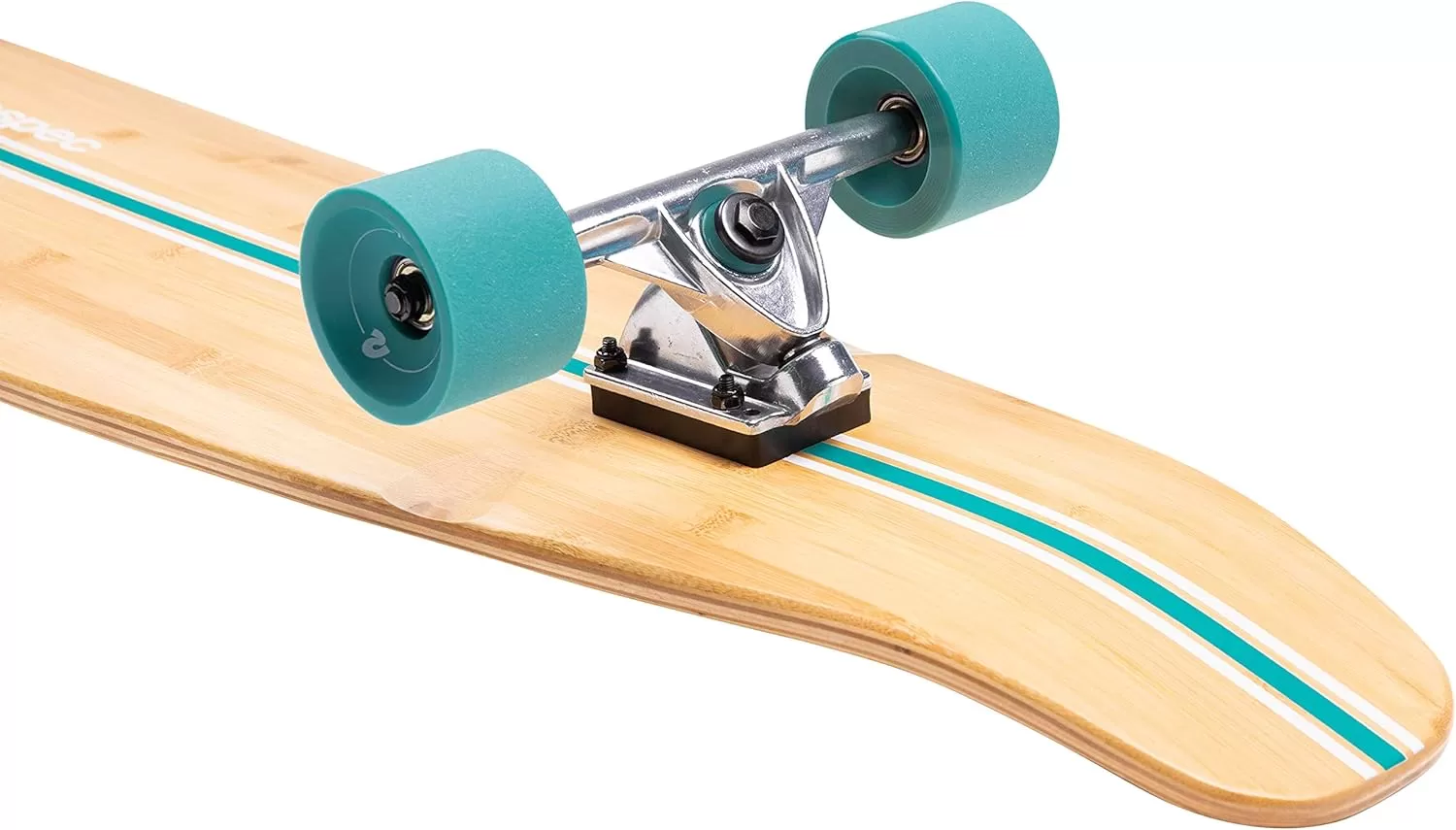 imageRetrospec Zed Cruiser ampamp Pintail Longboard Skateboard Complete Cruiser  Bamboo ampamp Canadian Maple Wood Cruiser wReverse Kingpin Trucks for Commuting Cruising Carving ampamp Downhill RidingAqua Pipeline