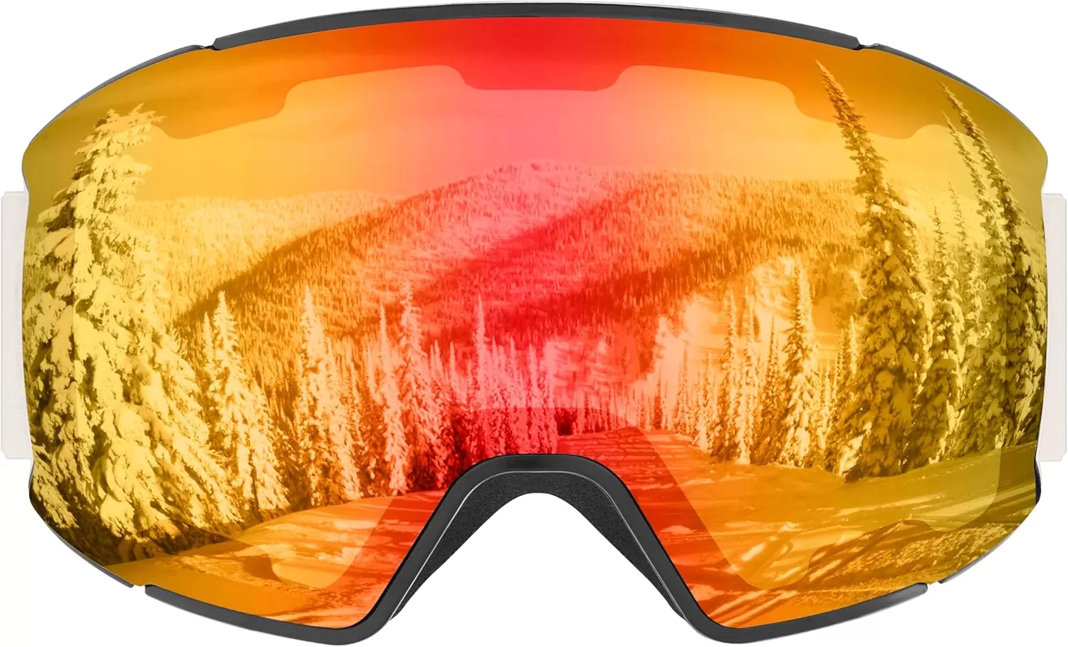 imageRetrospec Zenith Ski Goggles  Snowboard Goggles for Men Women Boys ampamp Girls  100 UV Protection AntiFog Snow GogglesMatte AbaloneHeliodor