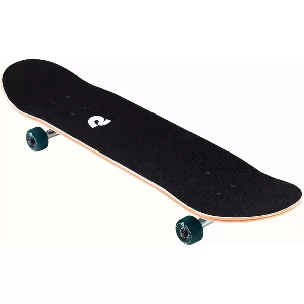 imageRetrospec Alameda Skateboard Complete  Canadian Maple Wood Deck w 55 Inch Aluminum Alloy Trucks for Commuting Cruising Carving ampamp Downhill RidingMarine Isometric