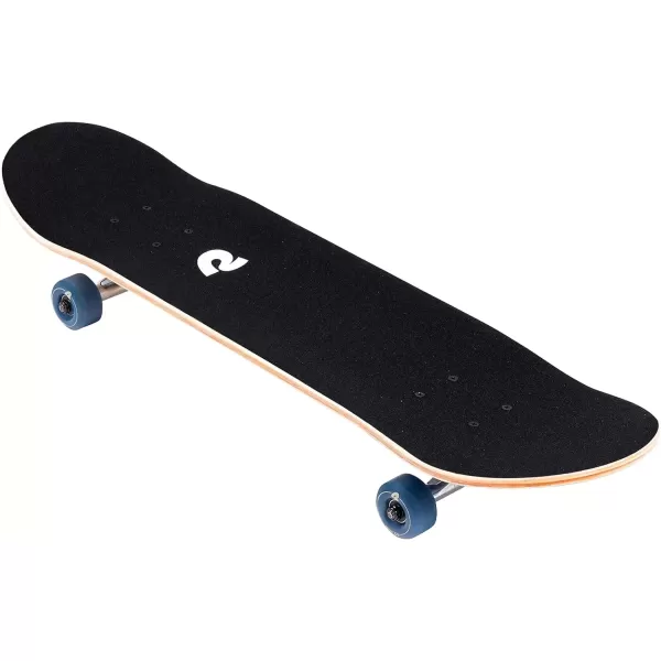 imageRetrospec Alameda Skateboard Complete  Canadian Maple Wood Deck w 55 Inch Aluminum Alloy Trucks for Commuting Cruising Carving ampamp Downhill RidingWoven Navy