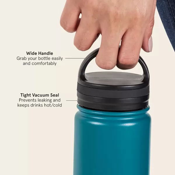 imageRetrospec Alder Wide Mouth Water Bottle Lid for Retrospec Alder Canteen Water Bottle BPA Free Plastic Water Bottle Lid with LeakResistant Seal fits 22 32 or 40 ozBlack