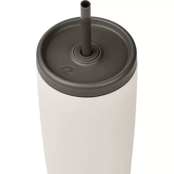 imageRetrospec Arroyo Tumbler Replacement Straw Lid for Arroyo Stainless Steel Tumbler Insulated Travel Mug BPA Free with All Day Insulation  Fits 24 30oz Tumbler Lid with Straw  BlackGray