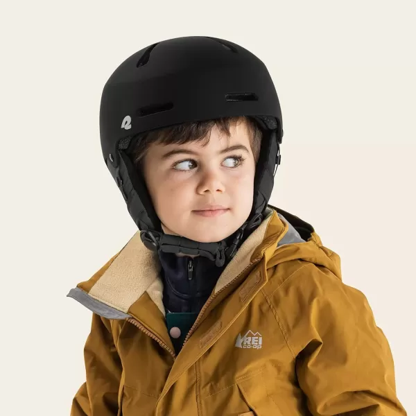 imageRetrospec Comstock Youth Ski ampamp Snowboard Helmet for Kids  Durable ABS Shell Protective EPS Foam ampamp Cooling Vents  Adjustable Fit for Boys ampamp GirlsMatte Black