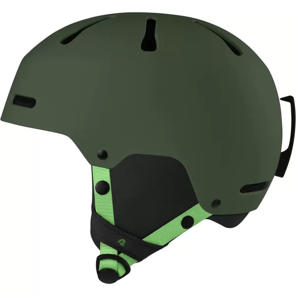 imageRetrospec Comstock Youth Ski ampamp Snowboard Helmet for Kids  Durable ABS Shell Protective EPS Foam ampamp Cooling Vents  Adjustable Fit for Boys ampamp GirlsMatte Forest