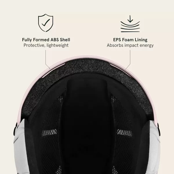 imageRetrospec Comstock Youth Ski ampamp Snowboard Helmet for Kids  Durable ABS Shell Protective EPS Foam ampamp Cooling Vents  Adjustable Fit for Boys ampamp GirlsMatte Rose