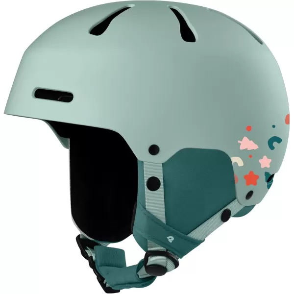 imageRetrospec Comstock Youth Ski ampamp Snowboard Helmet for Kids  Durable ABS Shell Protective EPS Foam ampamp Cooling Vents  Adjustable Fit for Boys ampamp GirlsMatte Matcha Forest