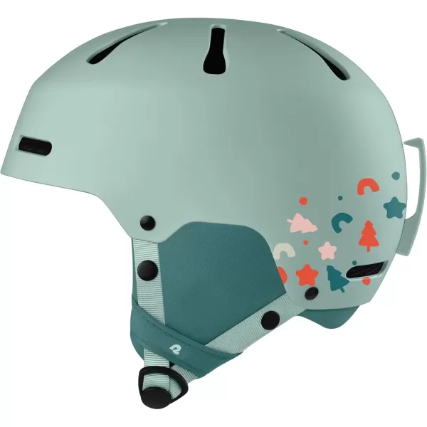 imageRetrospec Comstock Youth Ski ampamp Snowboard Helmet for Kids  Durable ABS Shell Protective EPS Foam ampamp Cooling Vents  Adjustable Fit for Boys ampamp GirlsMatte Matcha Forest