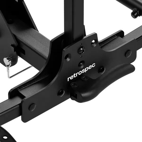 imageRetrospec Endeavor 2EBike Hitch Mount Rack for Cars Trucks SUVs  160lb Max Weight Accommodates Electric Bikes with 2029quot Wheels  Foldable AntiRattle Compatible with 2quot Class III Hitch