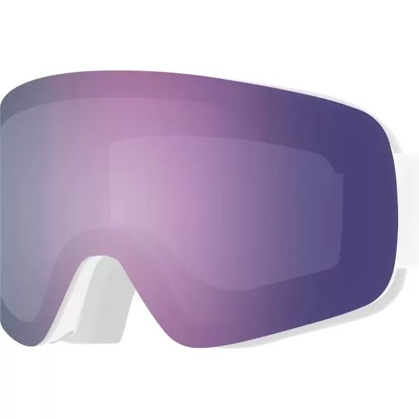 imageRetrospec Flume Ski Goggles for Men and Women UV Protection Over Glasses AntiFog Scratch ResistantBismuth