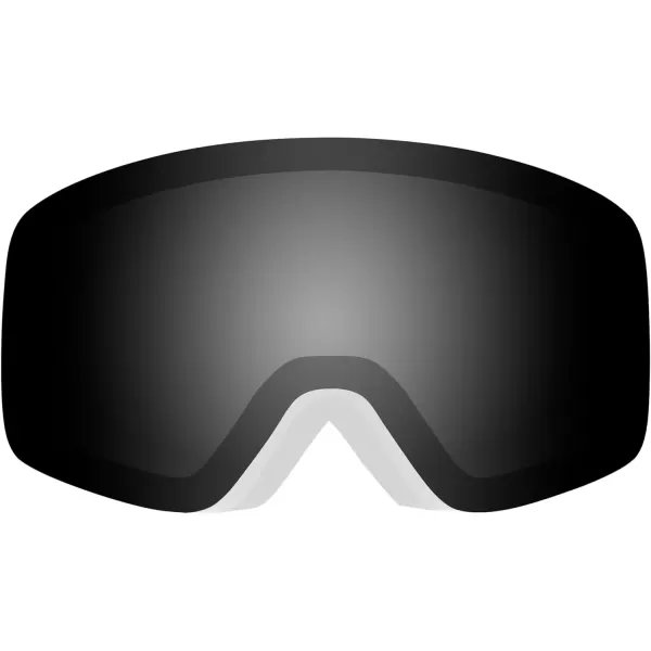 imageRetrospec Flume Ski Goggles for Men and Women UV Protection Over Glasses AntiFog Scratch ResistantMirror Polarize