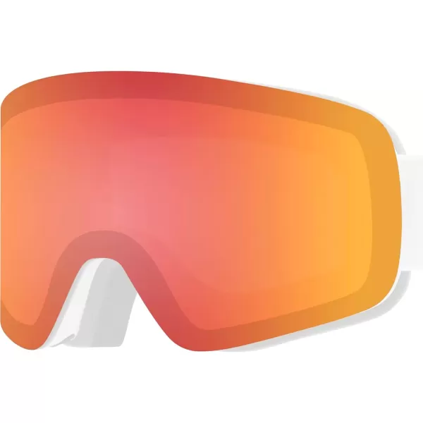 imageRetrospec Flume Ski Goggles for Men and Women UV Protection Over Glasses AntiFog Scratch ResistantMirror Polarized