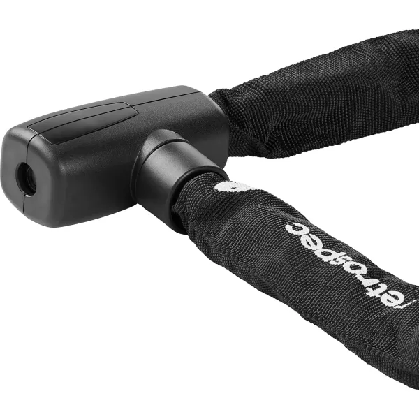 imageRetrospec Hero Plus Bicycle Chain Lock with Key Heavy Duty AntiTheft Bike Lock 10mm 3 Cut Resistant 3T Manganese Steel Chain and Weather Resistant Nylon Sleeve8mm Chain Links