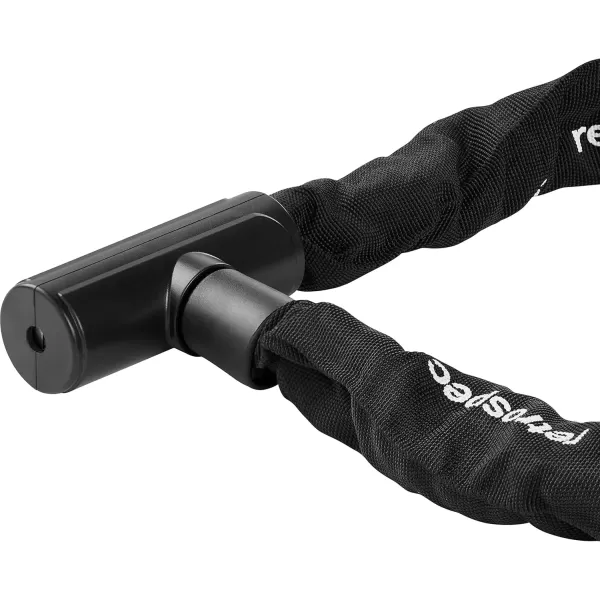 imageRetrospec Hero Plus Bicycle Chain Lock with Key Heavy Duty AntiTheft Bike Lock 10mm 3 Cut Resistant 3T Manganese Steel Chain and Weather Resistant Nylon Sleeve10mm Chain Links