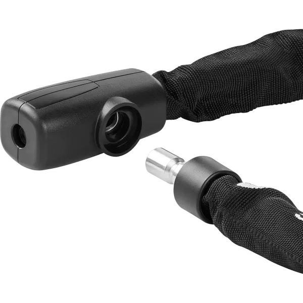 imageRetrospec Hero Plus Bicycle Chain Lock with Key Heavy Duty AntiTheft Bike Lock 10mm 3 Cut Resistant 3T Manganese Steel Chain and Weather Resistant Nylon Sleeve8mm Chain Links