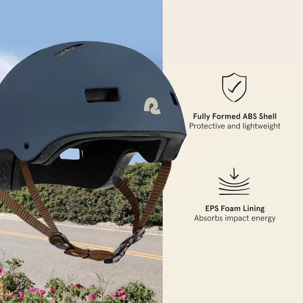 imageRetrospec Retrospec Dakota Bike Helmet  Skateboard Helmet Premium Protection MultiSport Bike BMX Skating Scooter and Skate HelmetMatte Navy