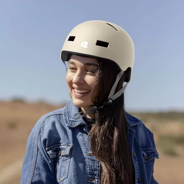 imageRetrospec Retrospec Dakota Bike Helmet  Skateboard Helmet Premium Protection MultiSport Bike BMX Skating Scooter and Skate HelmetMatte Oat