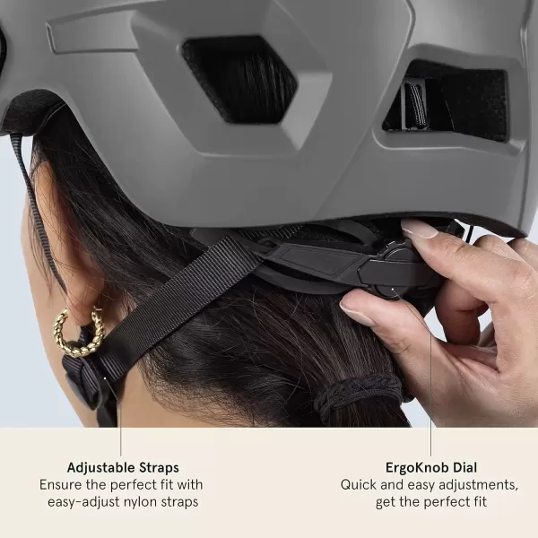 imageRetrospec Rowan Mountain Bike Helmet for Adults  MTB Style with Removable Visor and EPS Foam Interior for Men ampamp Women  Adjustable Size Lightweight ampamp BreathableMatte Stone