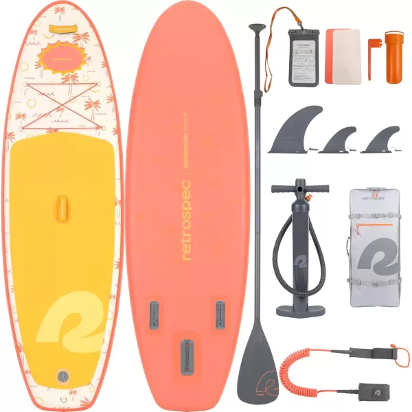 imageRetrospec WeekenderNano 8ft Inflatable Stand Up PaddleboardSummer Punch