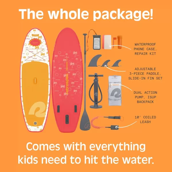 imageRetrospec WeekenderNano 8ft Inflatable Stand Up PaddleboardSummer Punch
