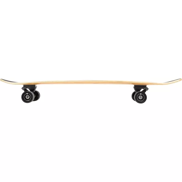 imageRetrospec Zed Cruiser ampamp Pintail Longboard Skateboard Complete Cruiser  Bamboo ampamp Canadian Maple Wood Cruiser wReverse Kingpin Trucks for Commuting Cruising Carving ampamp Downhill RidingBlack Pipeline