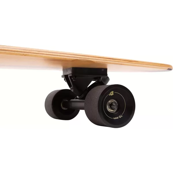 imageRetrospec Zed Cruiser ampamp Pintail Longboard Skateboard Complete Cruiser  Bamboo ampamp Canadian Maple Wood Cruiser wReverse Kingpin Trucks for Commuting Cruising Carving ampamp Downhill RidingBlack Pipeline