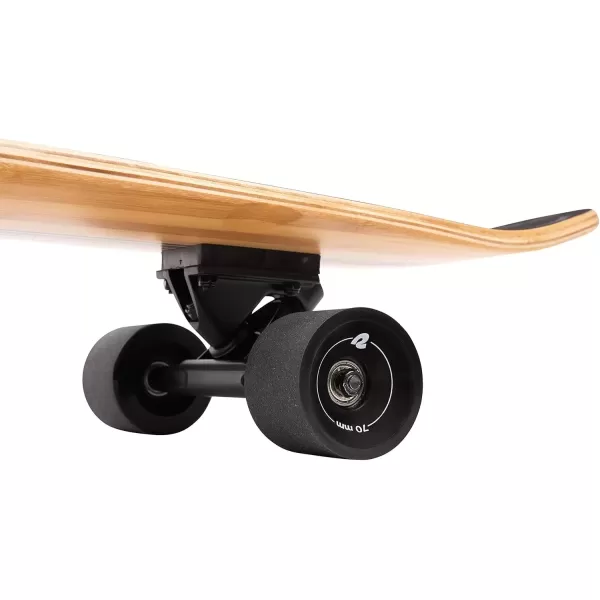 imageRetrospec Zed Cruiser ampamp Pintail Longboard Skateboard Complete Cruiser  Bamboo ampamp Canadian Maple Wood Cruiser wReverse Kingpin Trucks for Commuting Cruising Carving ampamp Downhill RidingBlack Pipeline