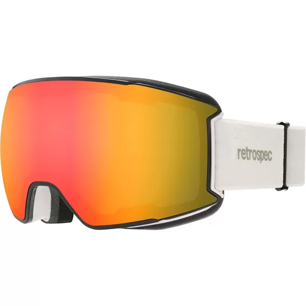 imageRetrospec Zenith Ski Goggles  Snowboard Goggles for Men Women Boys ampamp Girls  100 UV Protection AntiFog Snow GogglesMatte AbaloneHeliodor