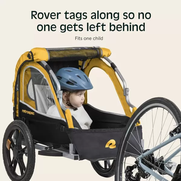 imageSingle ampamp Double Passenger Childrens FoldableCollapsible Tow Behind Bike Trailer with 16quot Wheels Safety Reflectors ampamp Rear Storage CompartmentSun