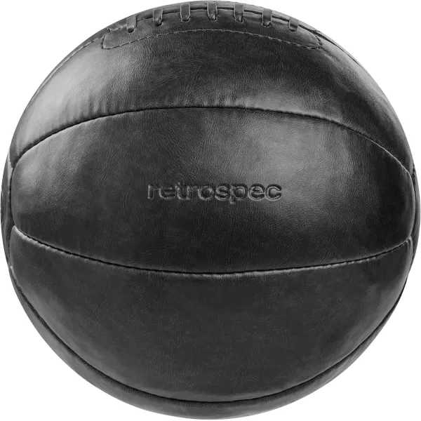 imageCore Weighted Medicine Ball 4 6 8 10 12 14 16 20 25 30 lbs Soft Touch Vegan Leather with Sturdy Grip for Strength Training Recovery Balance Exercises and Other FullBody WorkoutsBlack