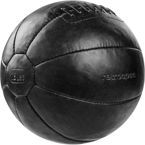 imageCore Weighted Medicine Ball 4 6 8 10 12 14 16 20 25 30 lbs Soft Touch Vegan Leather with Sturdy Grip for Strength Training Recovery Balance Exercises and Other FullBody WorkoutsBlack